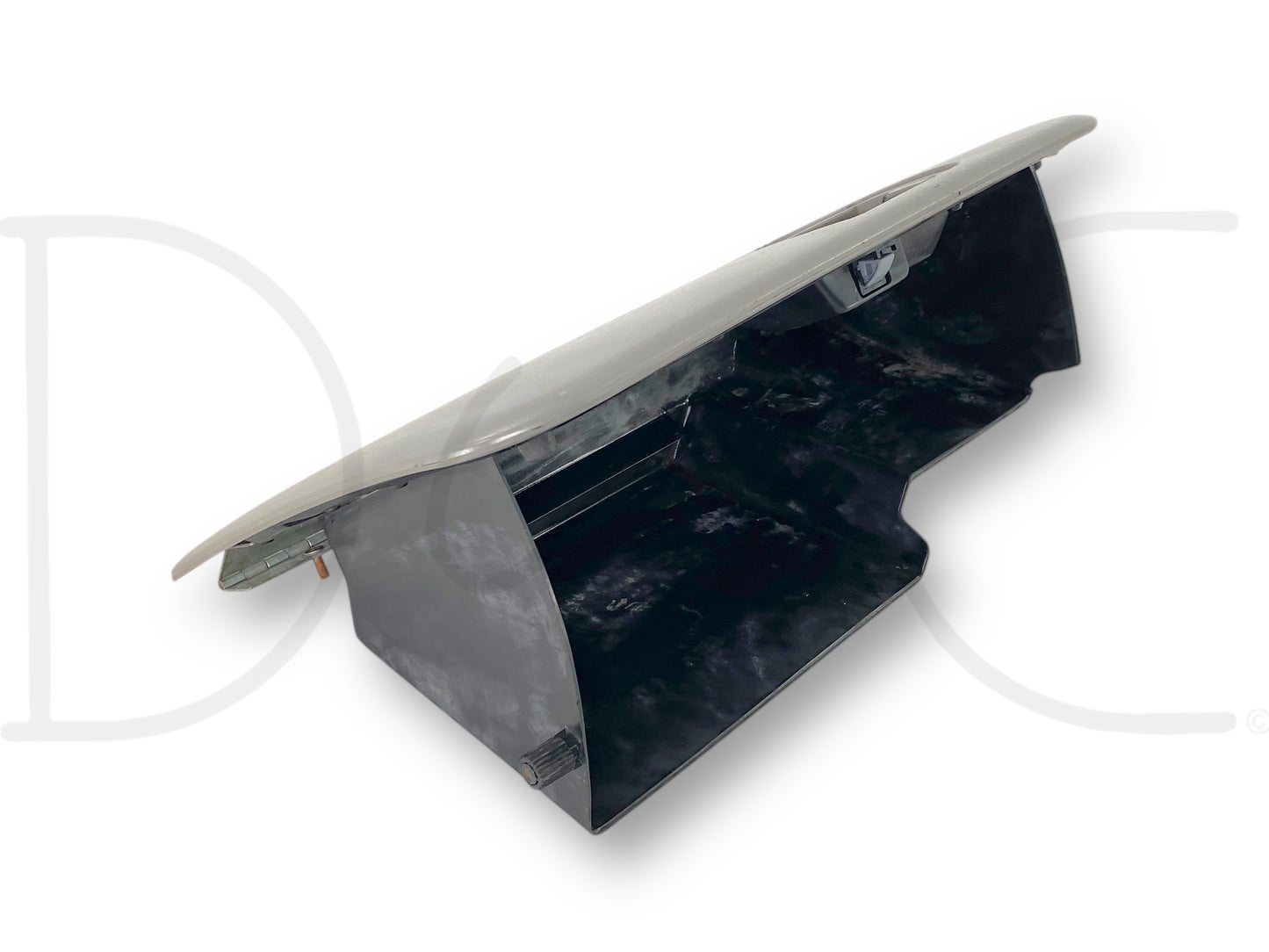 99-02 Ford F250 F350 Dash Glove Box Storage Bin Compartment Gray OE