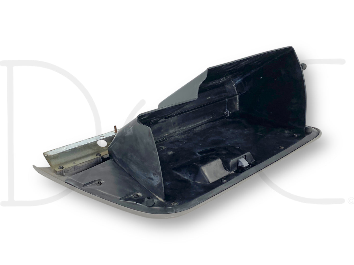 99-02 Ford F250 F350 Dash Glove Box Storage Bin Compartment Gray OE