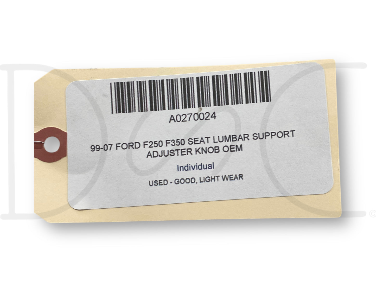 99-07 Ford F250 F350 Seat Lumbar Support Adjuster Knob OEM