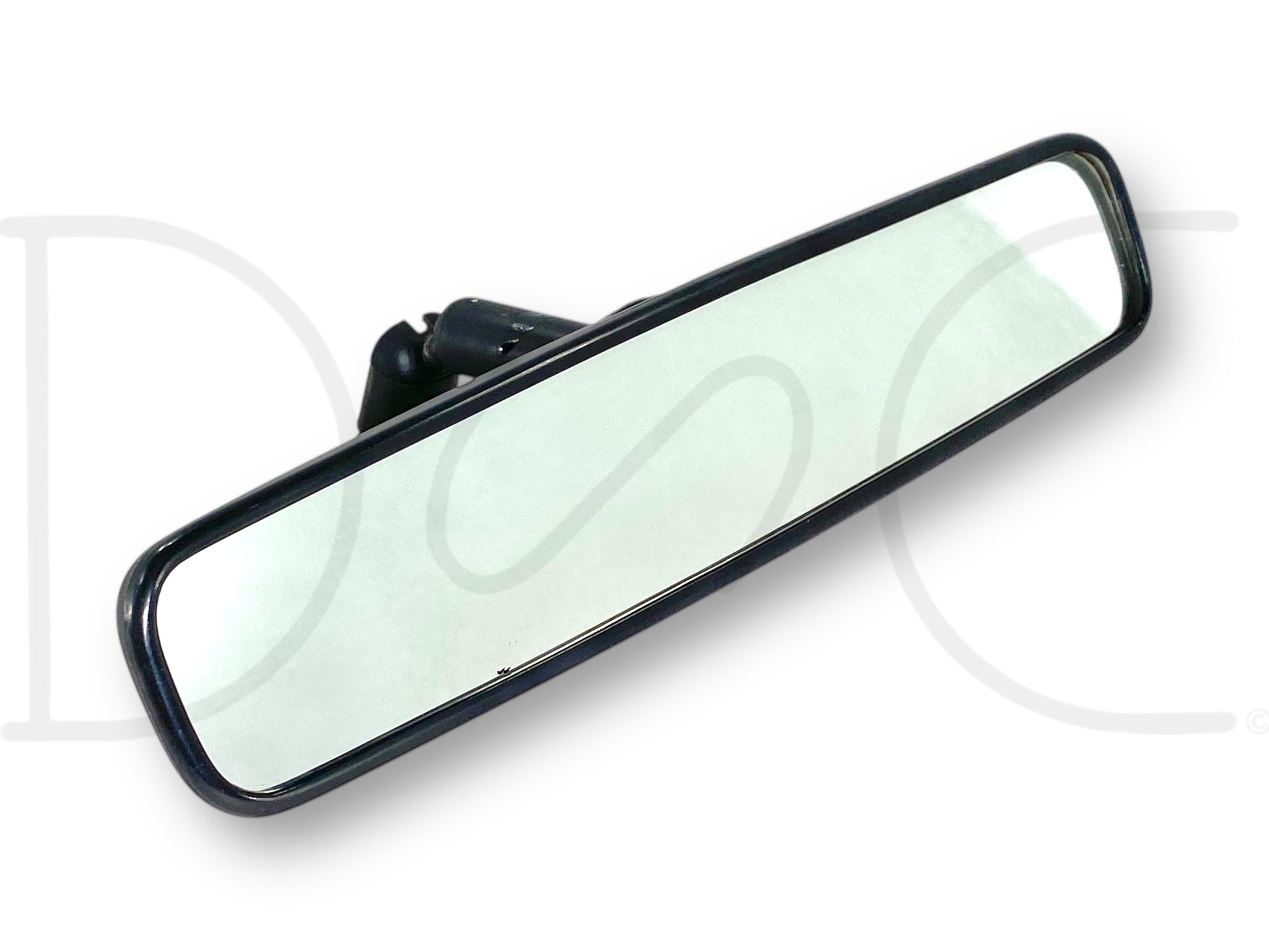 99-07 Ford F250 F350 Super Duty Interior Rear View Mirror Manual Dim OE with black frame, used condition with light wear, designed for compatibility with 1999-2007 Ford F-250 F-350 F-450 F-550 trucks, suitable for models including 7.3L Powerstroke diesel.