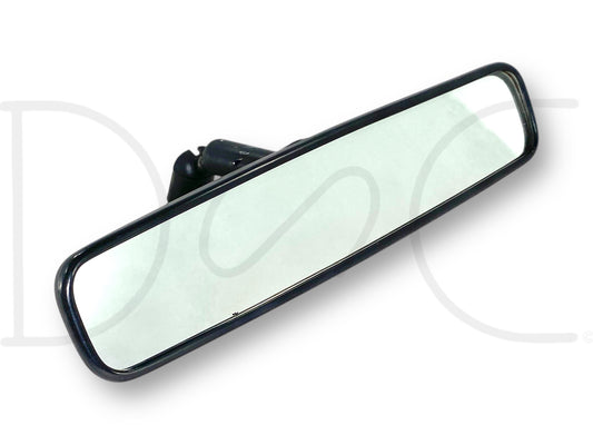 99-07 Ford F250 F350 Super Duty Interior Rear View Mirror Manual Dim OE with black frame, used condition with light wear, designed for compatibility with 1999-2007 Ford F-250 F-350 F-450 F-550 trucks, suitable for models including 7.3L Powerstroke diesel.