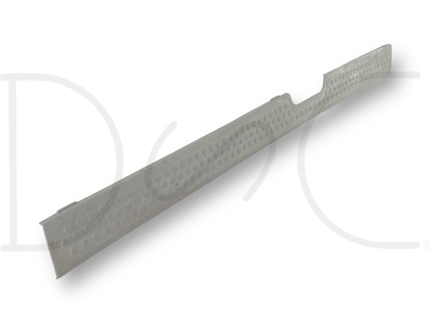 99-07 Ford F250 F350 Super Cab LH Left Driver Rocker Sill Trim Panel Gray OE, used condition with light wear and scratches, fits 1999 to 2007 Ford F-250, F-350, F-450, F-550 trucks, durable gray rocker sill trim panel for driver side.