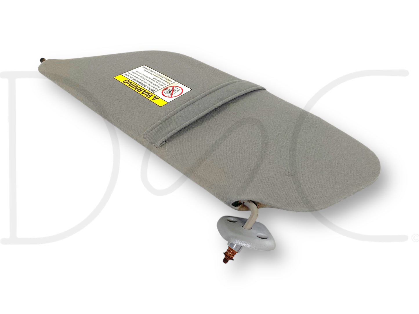 99-01 Ford F250 F350 LH Left Driver Sun Visor Gray Cloth OEM