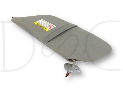 99-01 Ford F250 F350 LH Left Driver Sun Visor Gray Cloth OEM