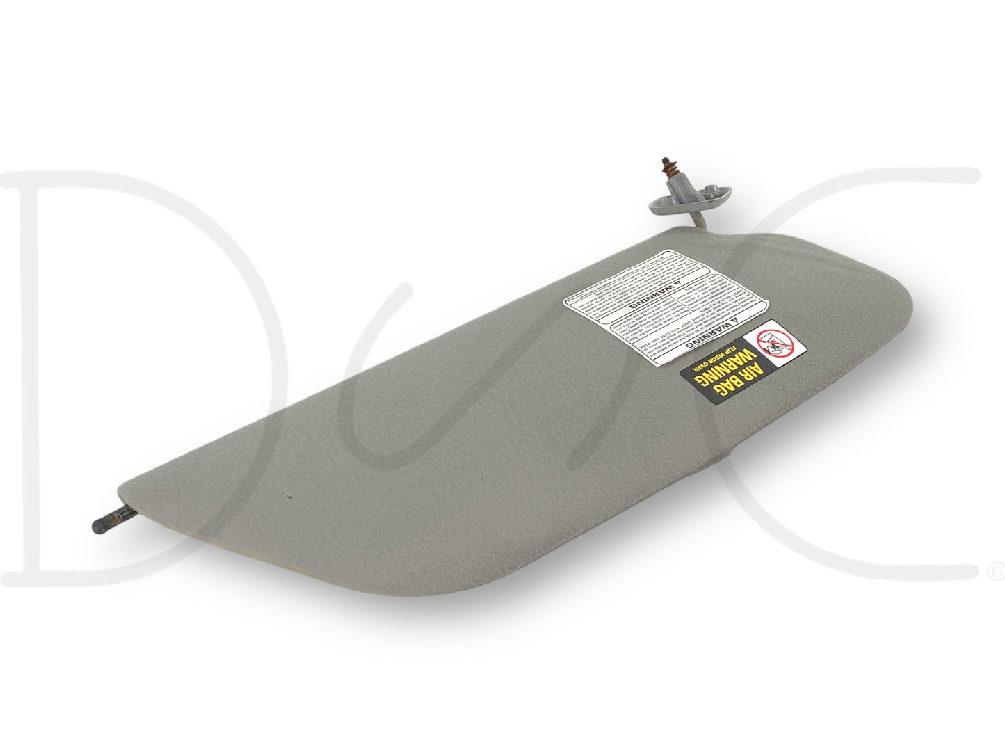 99-01 Ford F250 F350 LH Left Driver Sun Visor Gray Cloth OEM