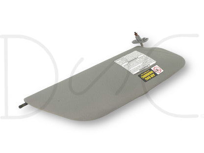 99-01 Ford F250 F350 LH Left Driver Sun Visor Gray Cloth OEM