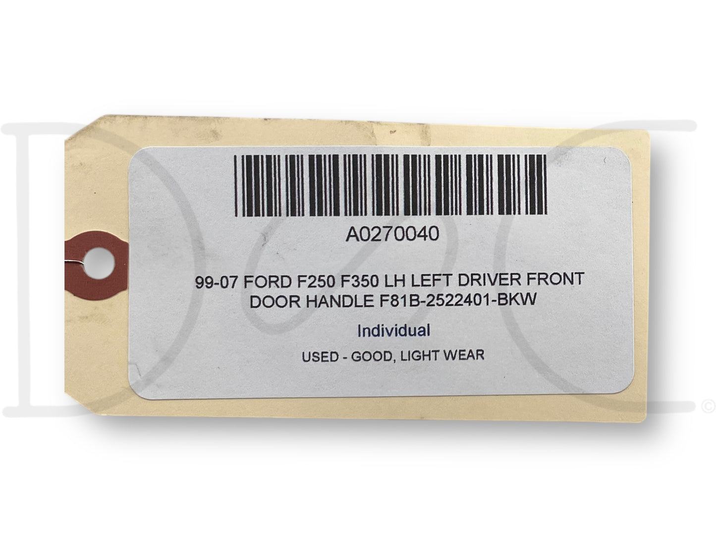 99-07 Ford F250 F350 LH Left Driver Front Door Handle F81B-2522401-Bkw