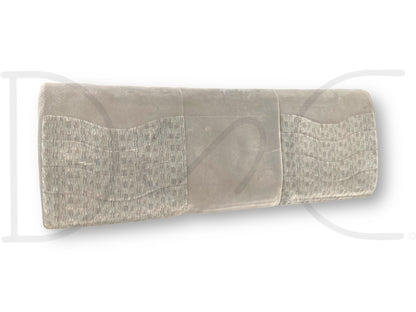 99-01 Ford F250 F350 Super Duty Extended Cab Rear Bench Back Seat Gray Cloth