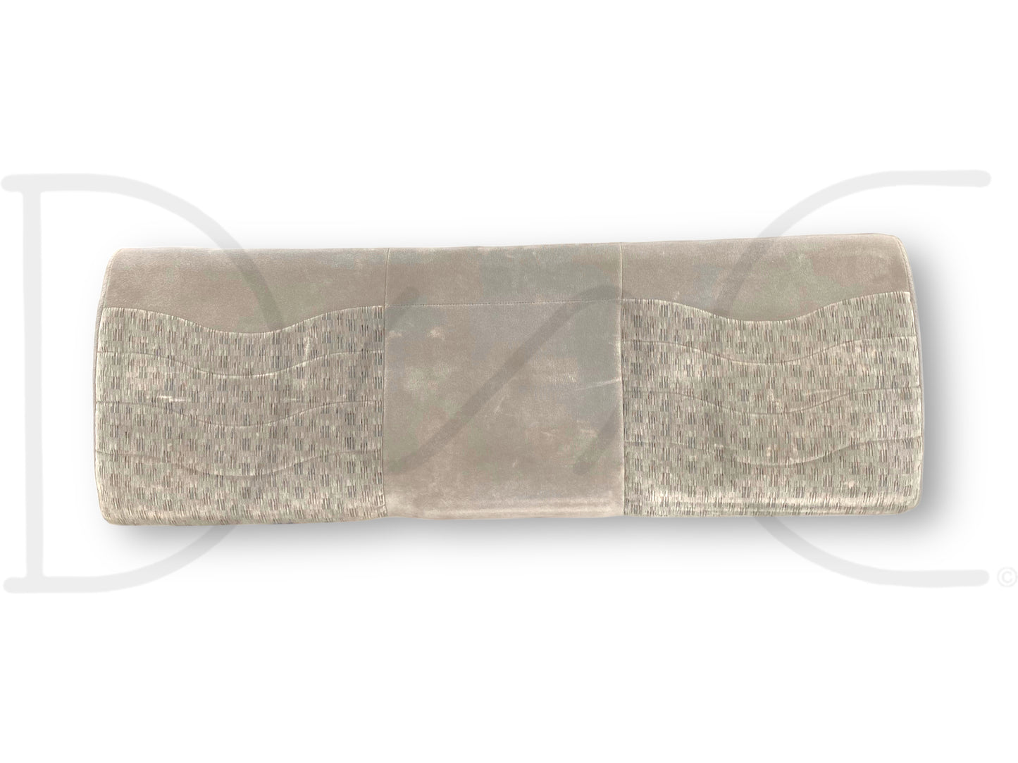 99-01 Ford F250 F350 Super Duty Extended Cab Rear Bench Back Seat Gray Cloth