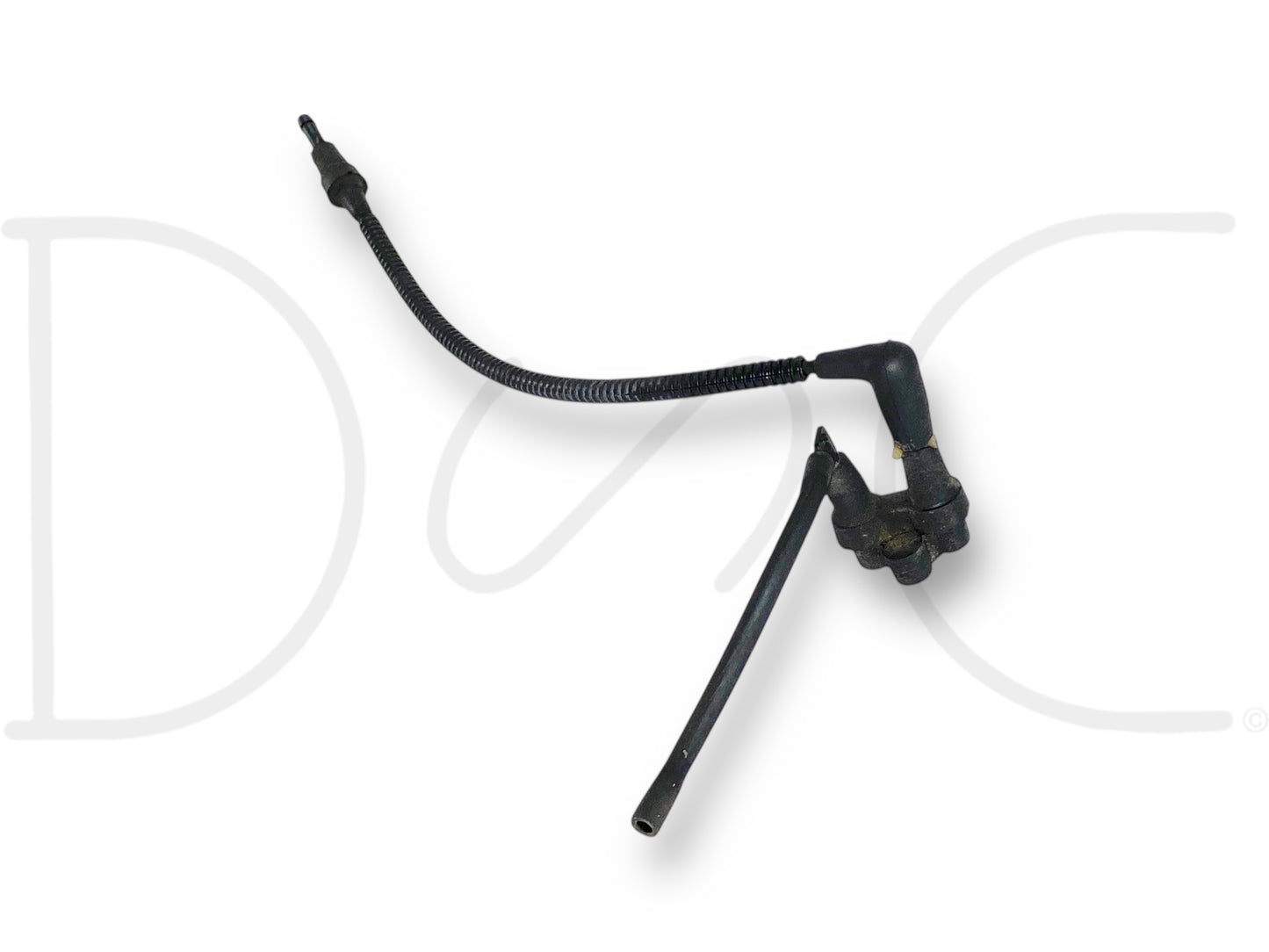 99-07 Ford F250 F350 Vacuum Lines Pump To Reservoir Line Hose Plug OEM used in good condition with light wear, compatible with 1999-2007 Ford F-250, F-350, F-450, and F-550 trucks, suitable for diesel engine Powerstroke models.