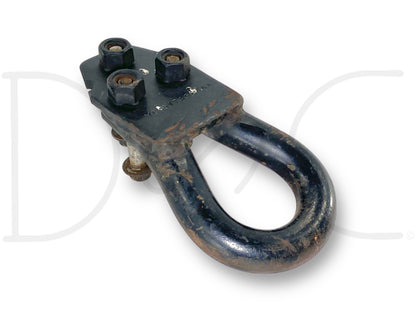 00-07 Ford F250 F350 Tow Hook Recovery Loop Black W/ Bolts Yc35-17A954-Aa