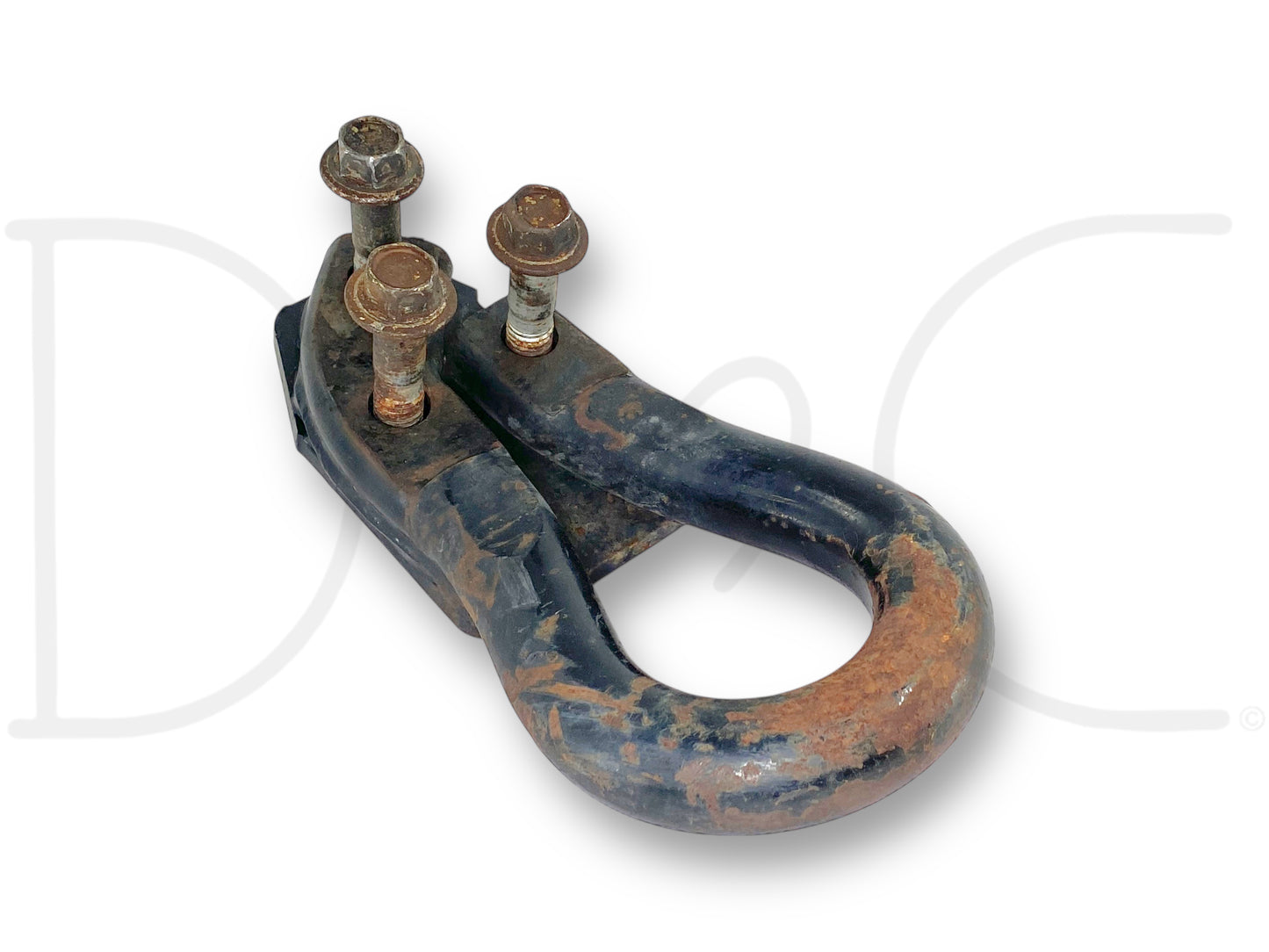 00-07 Ford F250 F350 Tow Hook Recovery Loop Black W/ Bolts Yc35-17A954-Aa
