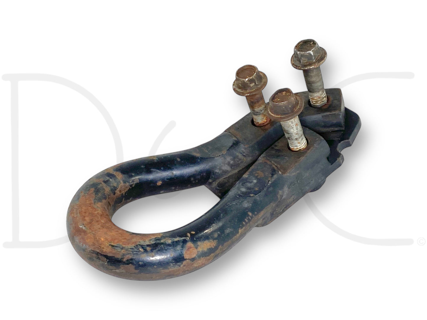 00-07 Ford F250 F350 Tow Hook Recovery Loop Black W/ Bolts Yc35-17A954-Aa