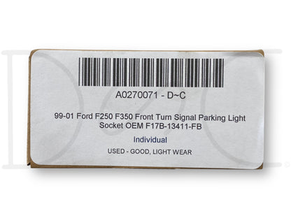 99-01 Ford F250 F350 Front Turn Signal Parking Light Socket OEM F17B-13411-Fb