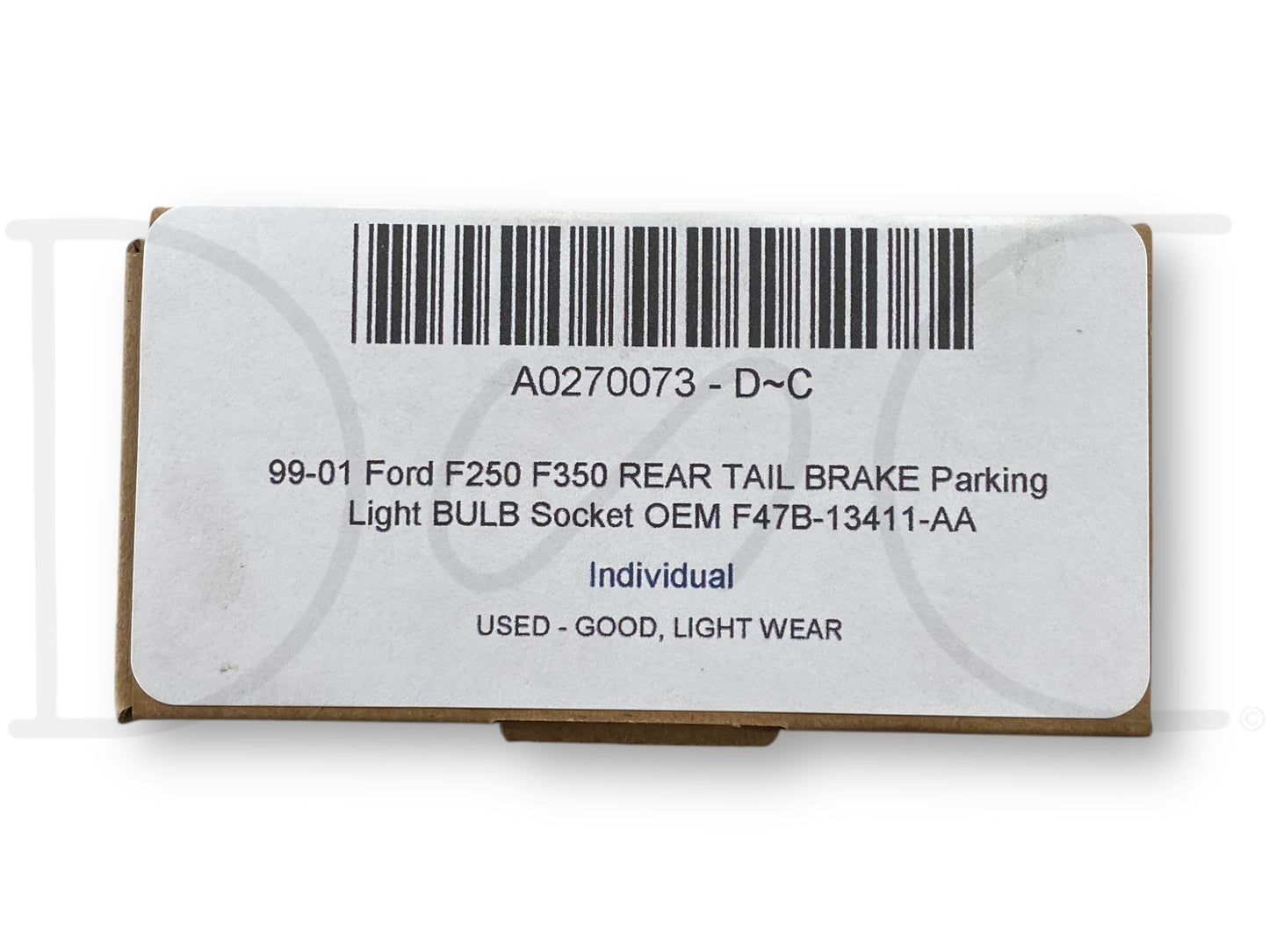 99-01 Ford F250 F350 Rear Tail Brake Parking Light Bulb Socket OEM F47B-13411-Aa