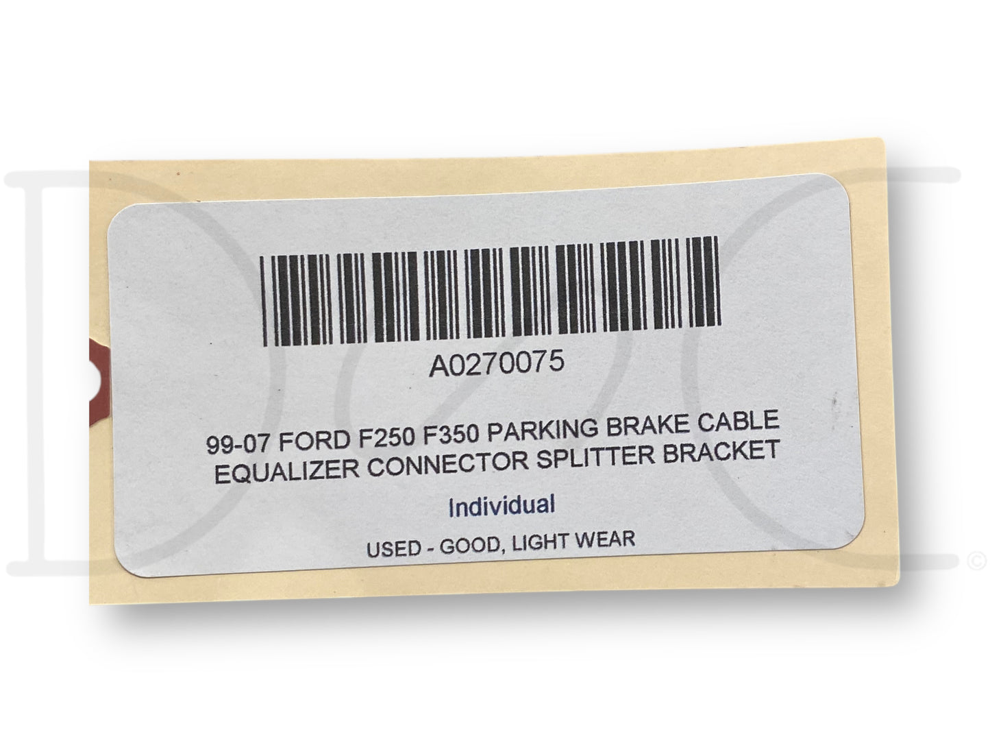 99-07 Ford F250 F350 Parking Brake Cable Equalizer Connector Splitter Bracket
