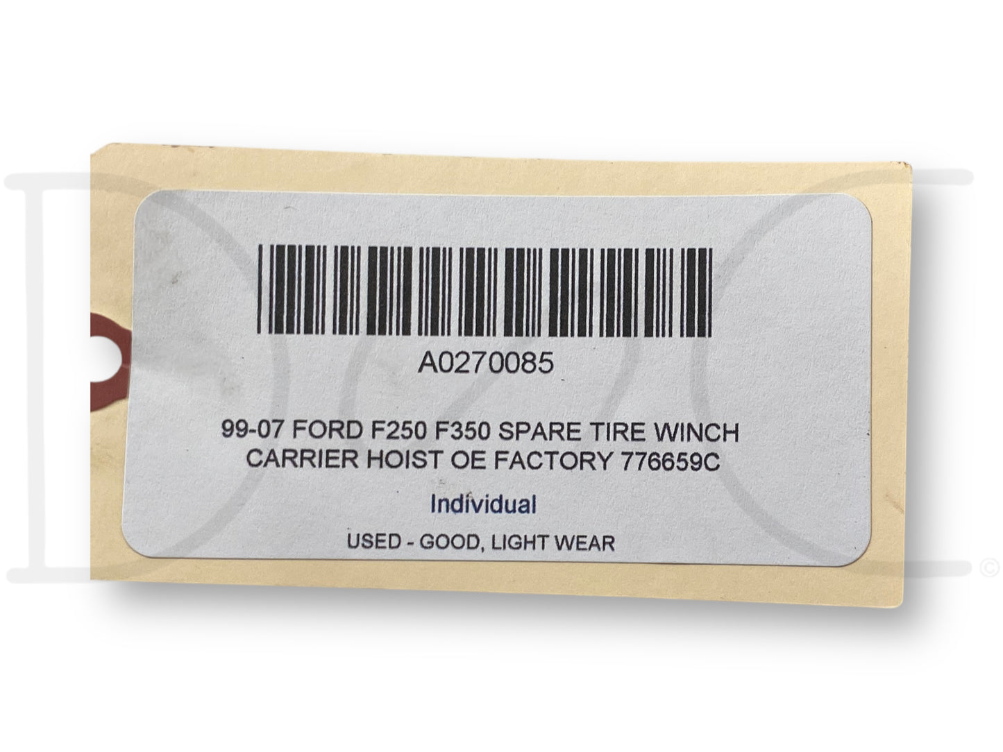 99-07 Ford F250 F350 Spare Tire Winch Carrier Hoist OE Factory 776659C