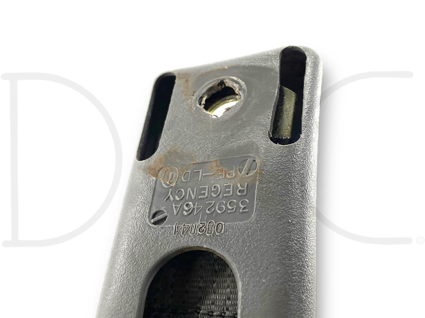 99-07 Ford F250 F350 LH Left Driver Front Seatbelt Seat Belt Buckle Latch Gray