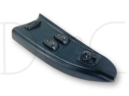 99-01 Ford F250 F350 LH Left Driver Front Power Window Lock Switch Panel Black