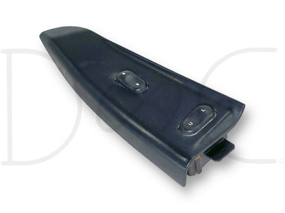 99-01 Ford F250 F350 RH Right Passenger Front Power Window Lock Switch Panel in used good condition with light wear, compatible with 1999-2001 Ford F-250, F-350, F-450, and F-550 trucks, featuring original OEM power window lock switches.