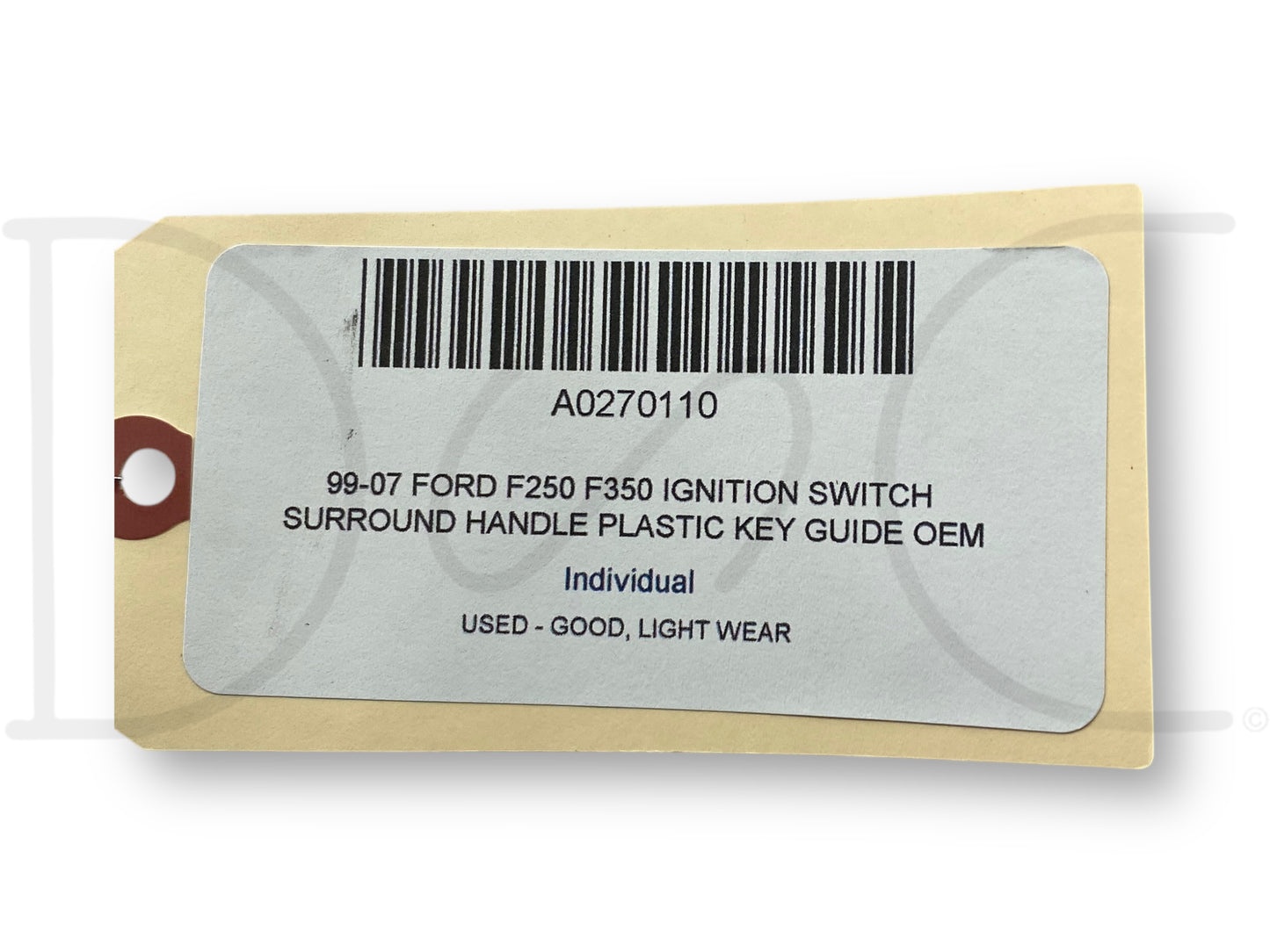 99-07 Ford F250 F350 Ignition Switch Surround Handle Plastic Key Guide OEM