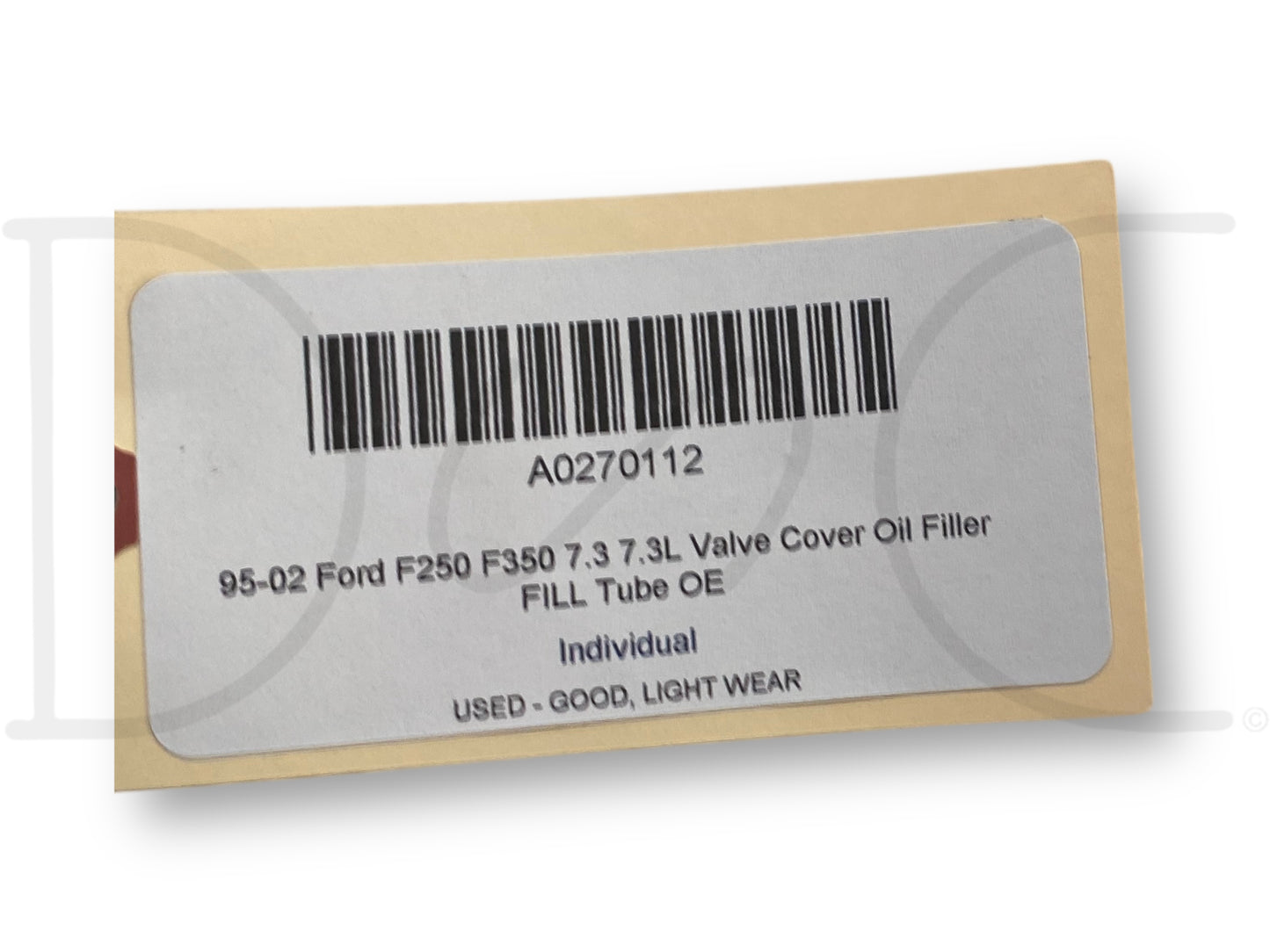 95-02 Ford F250 F350 7.3 7.3L Valve Cover Oil Filler Fill Tube OE