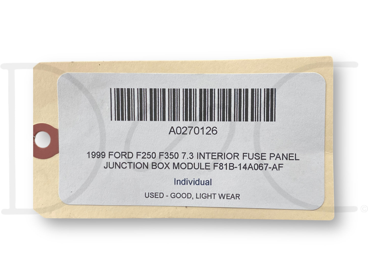 1999 Ford F250 F350 7.3 Interior Fuse Panel Junction Box Module F81B-14A067-Af