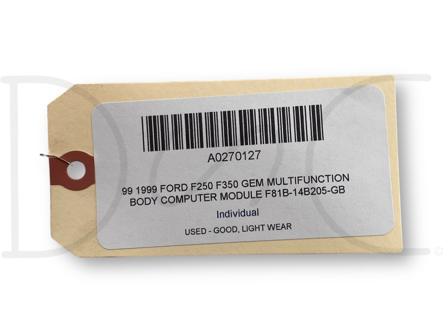 99 1999 Ford F250 F350 GEM Multifunction Body Computer Module F81B-14B205-Gb