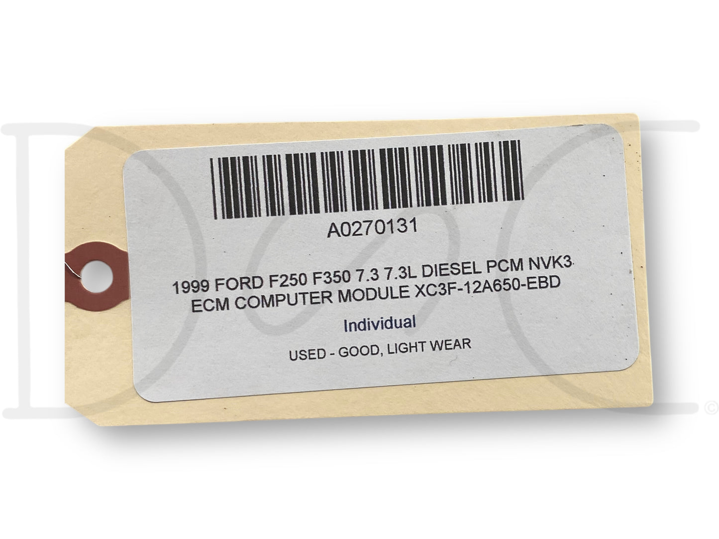 1999 Ford F250 F350 7.3 7.3L Diesel PCM Nvk3 ECM Computer Module Xc3F-12A650-EBd