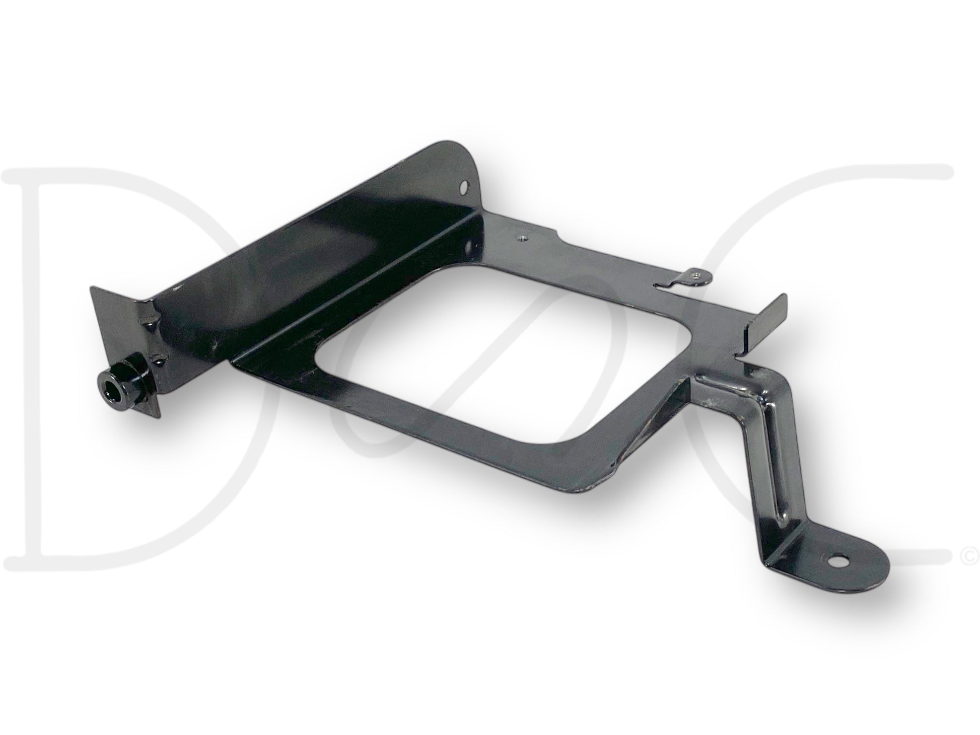 99-03 Ford F250 F350 PCM Computer Mounting Metal Mount Bracket OE in used good condition with light wear, compatible with 1999-2002 Ford F-250, F-350, F-450, and F-550 trucks, designed for secure mounting of the PCM computer in diesel powerstroke vehicles.