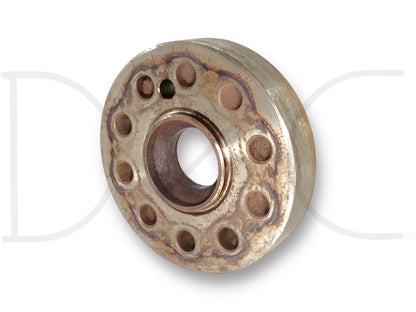 Used crankshaft spacer showing light wear and surface rust, suitable for 99-02 Ford F250 F350 7.3 7.3L Crank Shaft Spacer Crankshaft Flex Plate Flywheel applications in diesel engine parts and accessories.