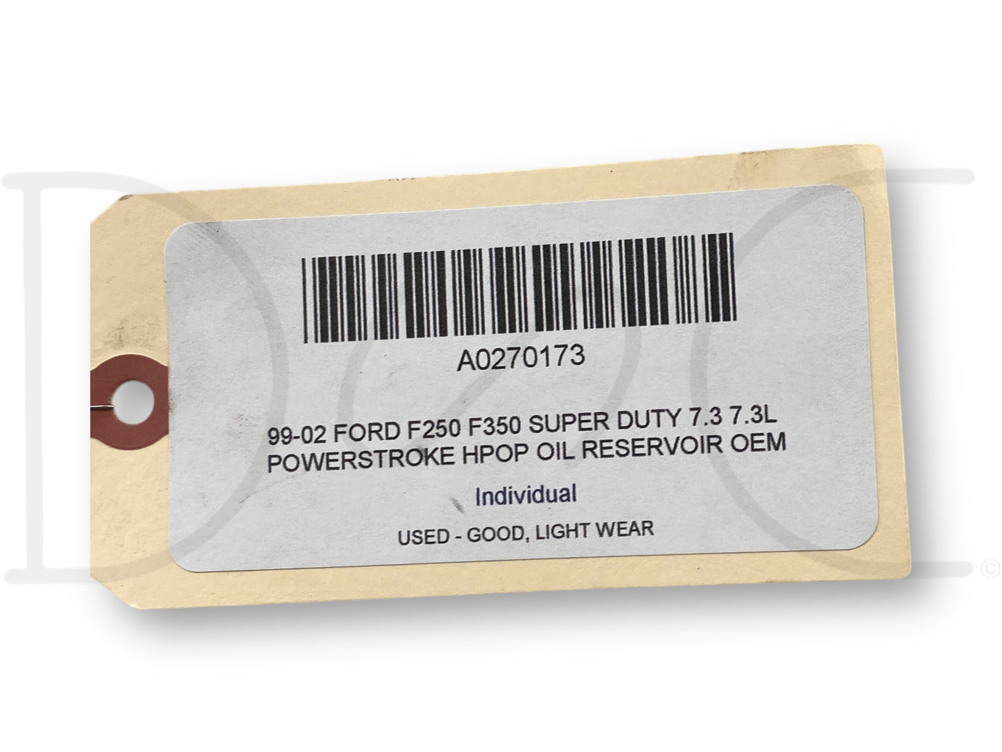 99-02 Ford F250 F350 Super Duty 7.3 7.3L Powerstroke HPOP Oil Reservoir OEM
