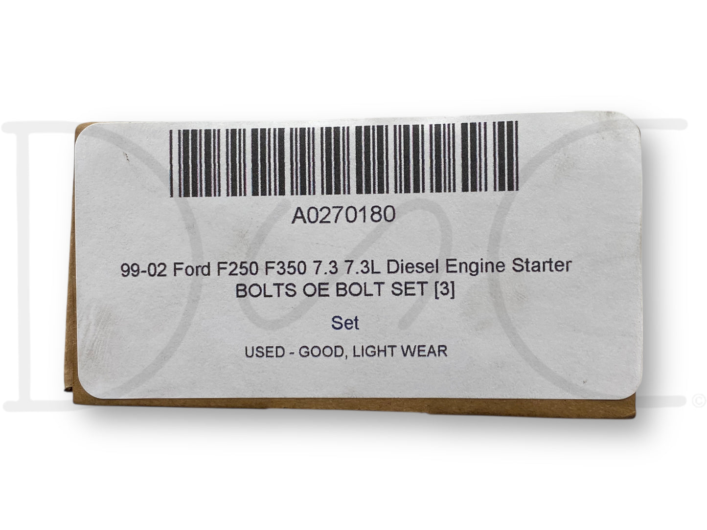 99-02 Ford F250 F350 7.3 7.3L Diesel Engine Starter Bolts OE Bolt Set [3]