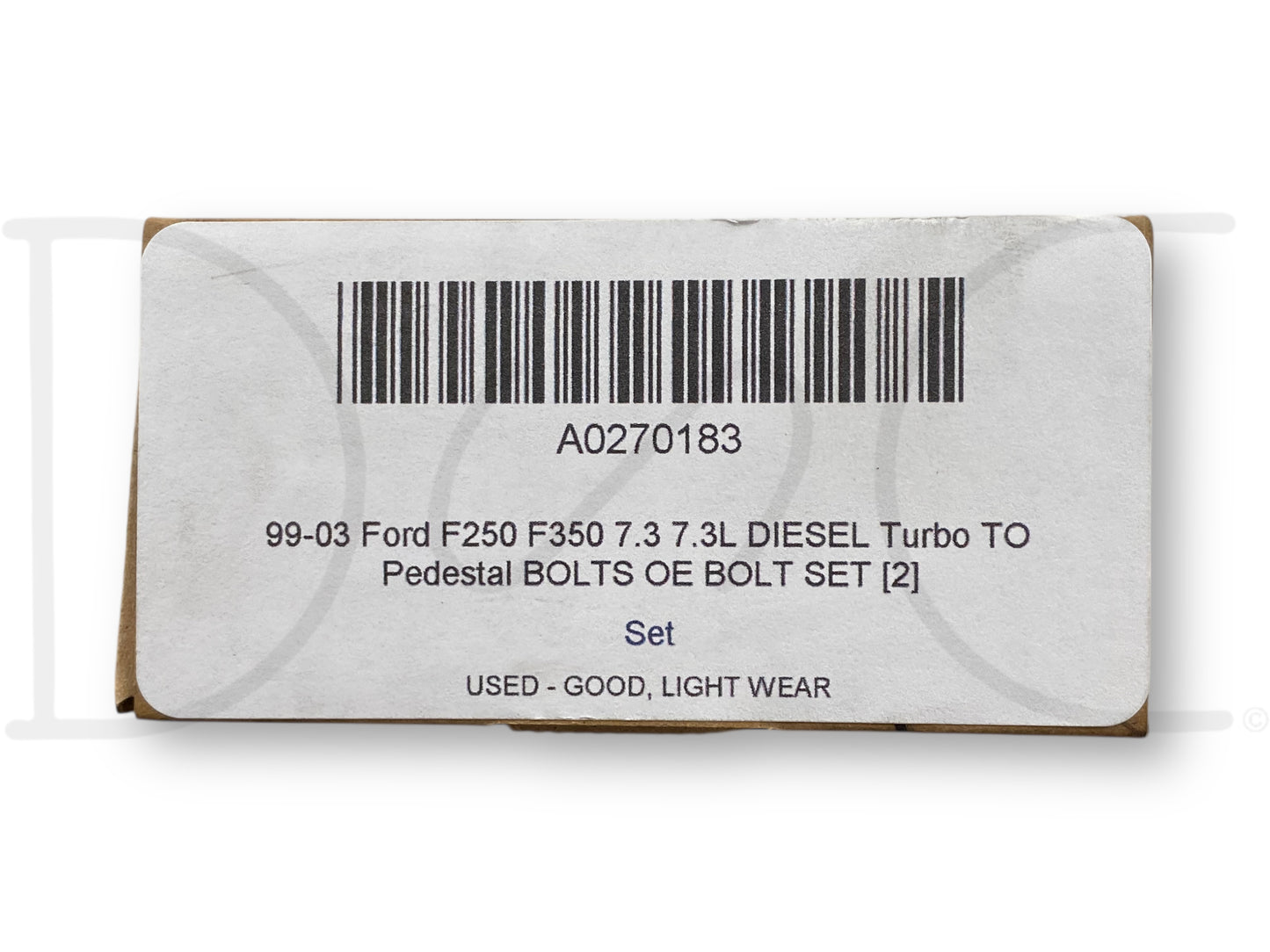 99-03 Ford F250 F350 7.3 7.3L Diesel Turbo To Pedestal Bolts OE Bolt Set [2]