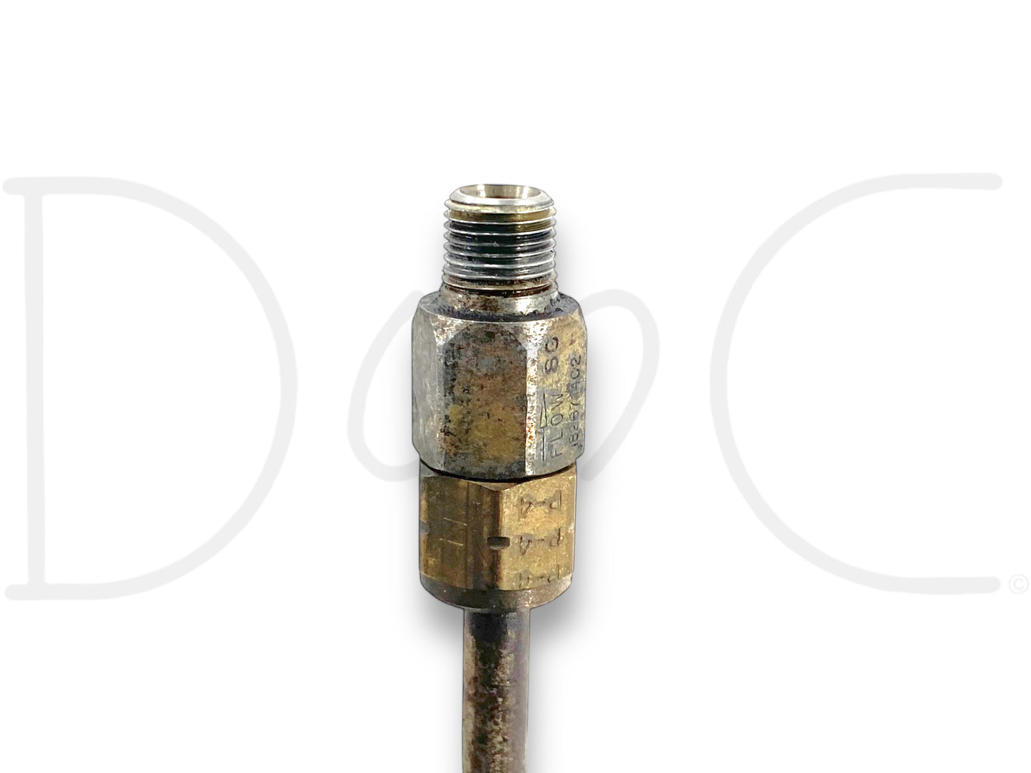 99-02 Ford F250 F350 7.3 Fuel Filter Bowl To LH Left Driver Head Fuel Line Tube