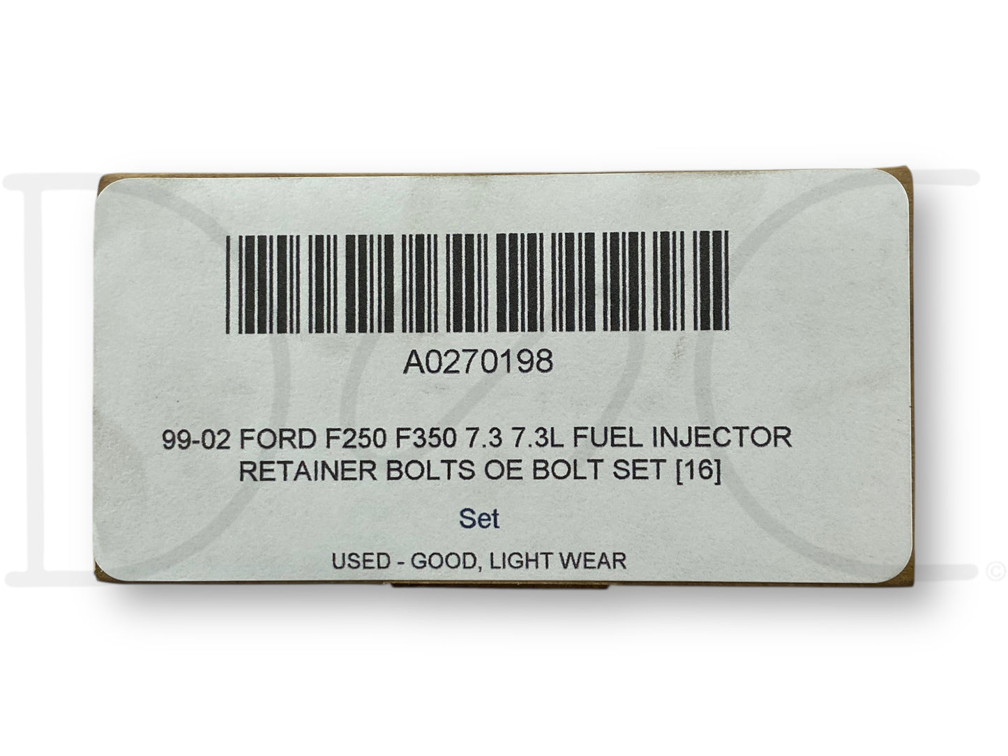 95-02 Ford F250 F350 7.3 7.3L Fuel Injector Retainer Bolts OE Bolt Set [16]