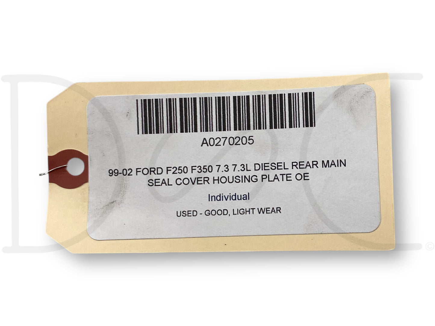99-02 Ford F250 F350 7.3 7.3L Diesel Rear Main Seal Cover Housing Plate OE