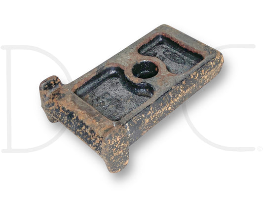 85-07 Ford F250 F350 Rear Overload Helper Leaf Spring Spacer Mount Plate Seat OE used part with light wear, compatible with 1999-2007 Ford F-250 and F-350 models, designed for rear suspension support in trucks with diesel Powerstroke engines.