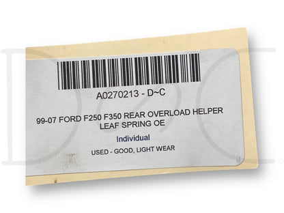 99-07 Ford F250 F350 Rear Overload Helper Leaf Spring OE