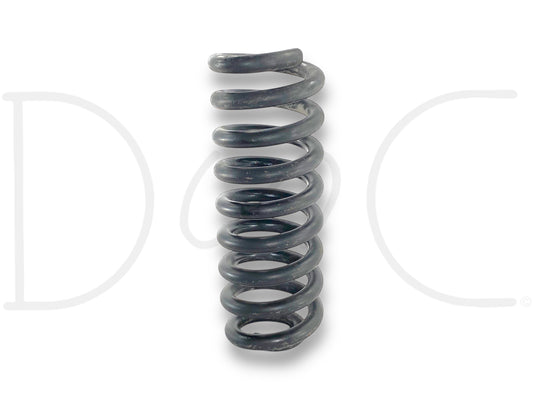 99-04 Ford F250 F350 Diesel 2WD 2X4 Front Coil Spring OEM F81A-5310 used front coil spring for Ford Powerstroke trucks, exhibiting light wear and suitable for 1999-2004 F-250 and F-350 2WD models with 7.3L diesel engines.