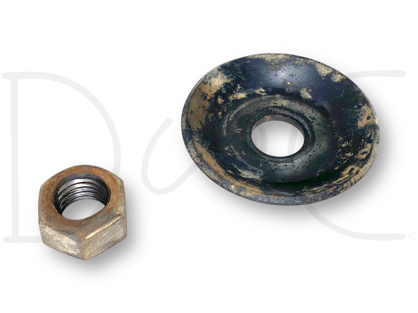 99-07 Ford F250 F350 Front Lower Coil Spring Retainer Washer W/ Nut 2WD