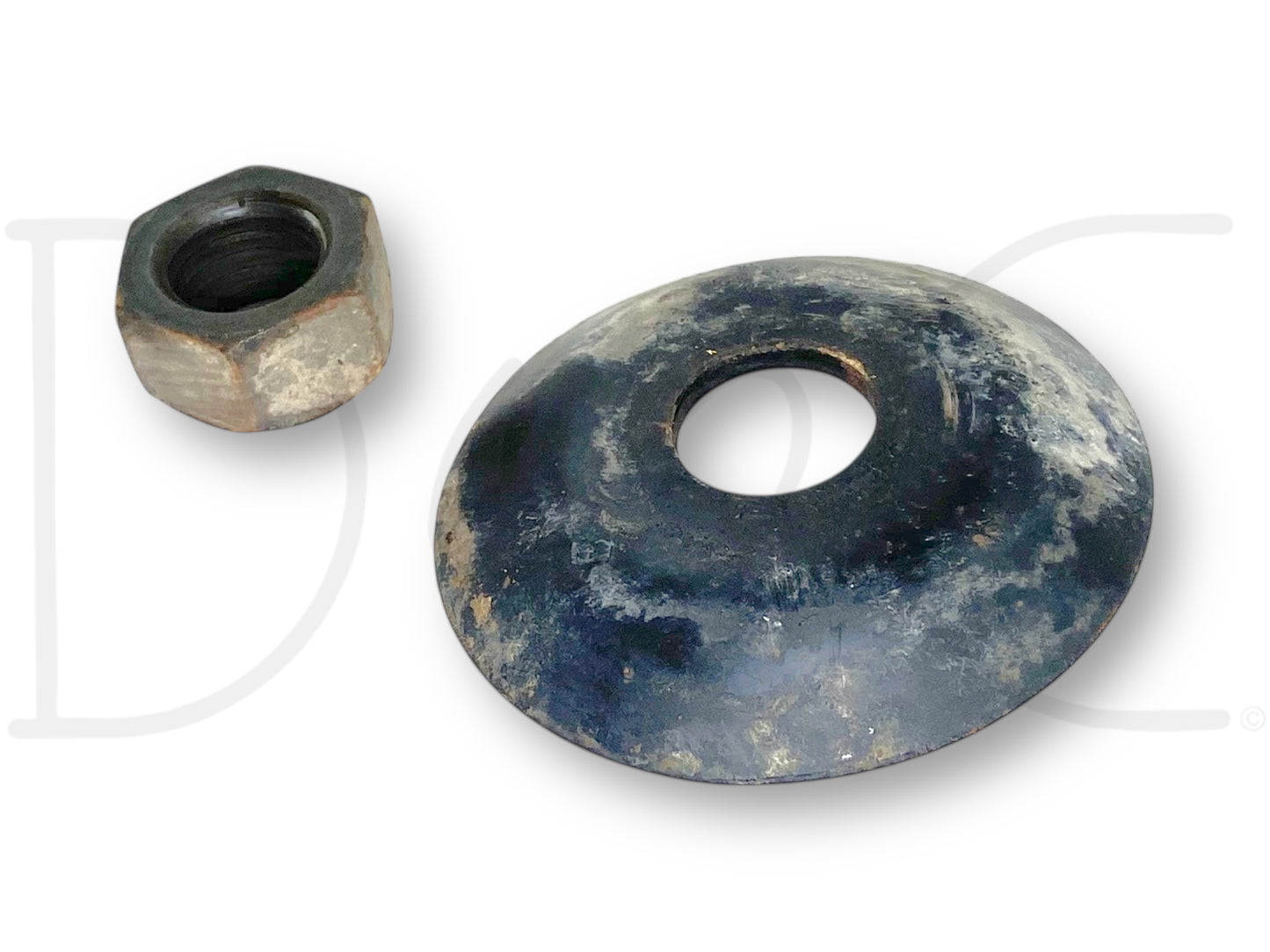 99-07 Ford F250 F350 Front Lower Coil Spring Retainer Washer W/ Nut 2WD