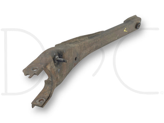 99-17 Ford F250 F350 2WD 2X4 Front LH Left Driver Radius Arm Suspension Control used part with light wear, compatible with 1999-2017 Ford F-250 and F-350 trucks, suitable for diesel Powerstroke and 4R100 transmission models.