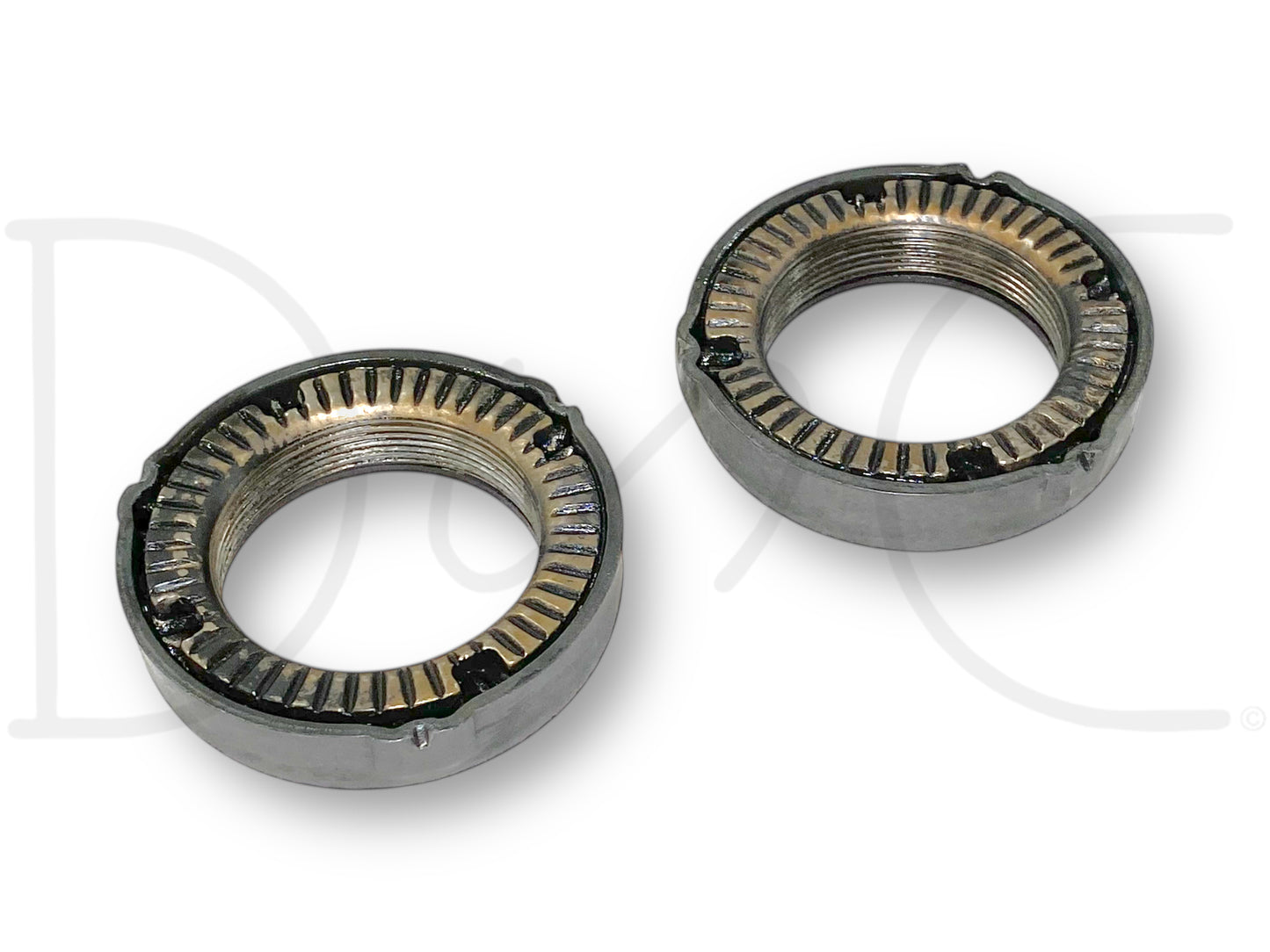 99-04 Ford F250 F350 Sterling 10.5 Rear Axle Wheel Hub Bearing Retainer Nut Set