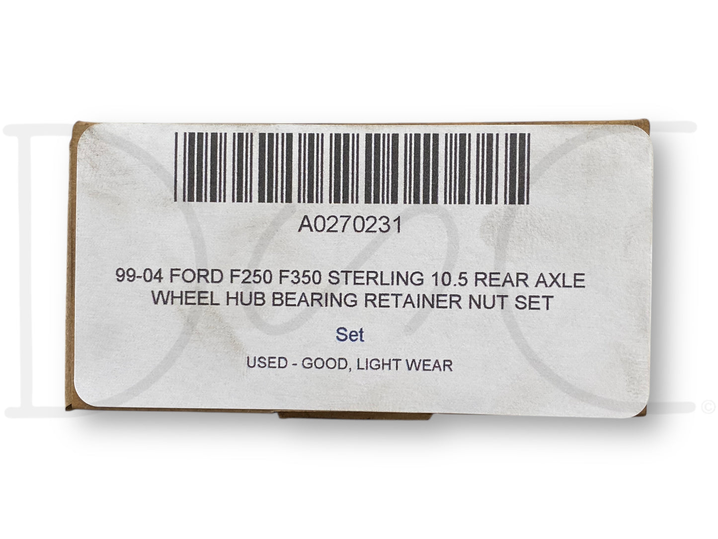 99-04 Ford F250 F350 Sterling 10.5 Rear Axle Wheel Hub Bearing Retainer Nut Set