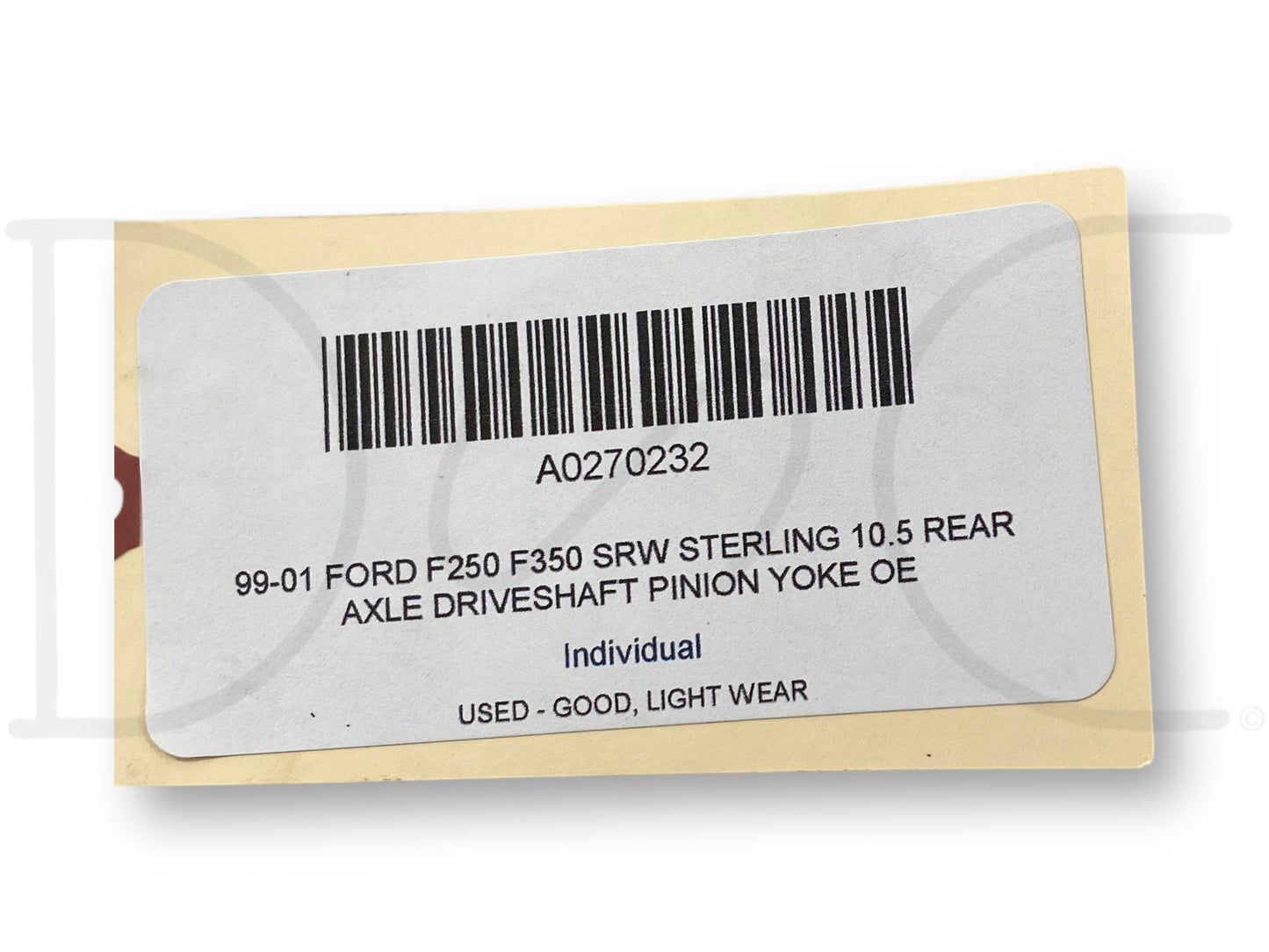 99-01 Ford F250 F350 SRW Sterling 10.5 Rear Axle Driveshaft Pinion Yoke OE