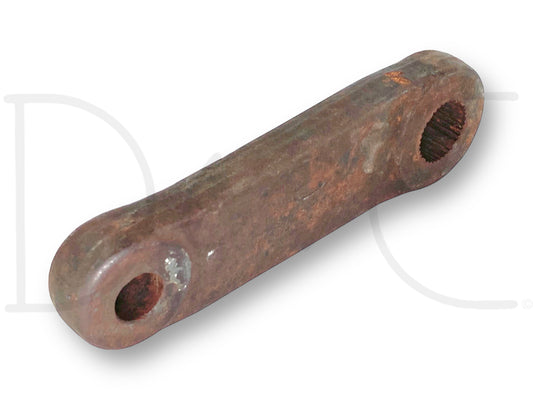 99-00 Ford F250 F350 Steering Gear Box Pitman Arm OEM F81A-3590-BA used part showing light wear, made for 1999 Ford F-350 XLT 7.3L Diesel with 4R100 Automatic Transmission, compatible with 1999-2000 Ford F-250 and F-350 trucks.