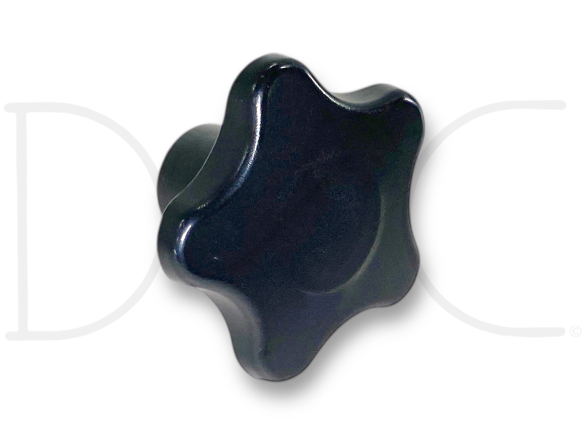 1999 Ford F250 F350 Seat Lumbar Support Adjuster Knob OEM in black plastic, used condition with light wear and small blemishes, suitable for early 1999 Ford F-250 F-350 F-450 F-550 trucks including 7.3L Powerstroke models.