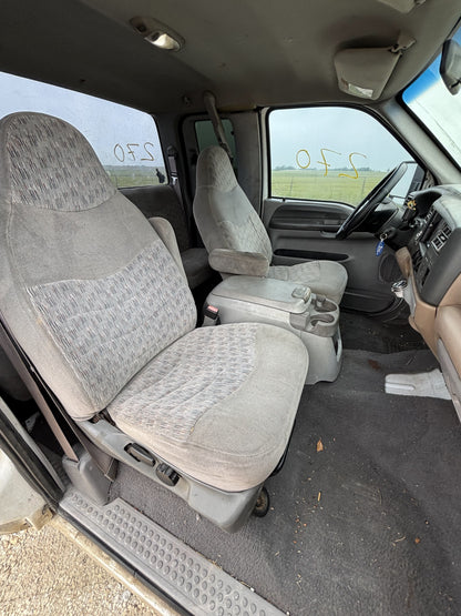99-07 Ford F250 F350 Rear LH Left Driver Extended Cab Door Teal
