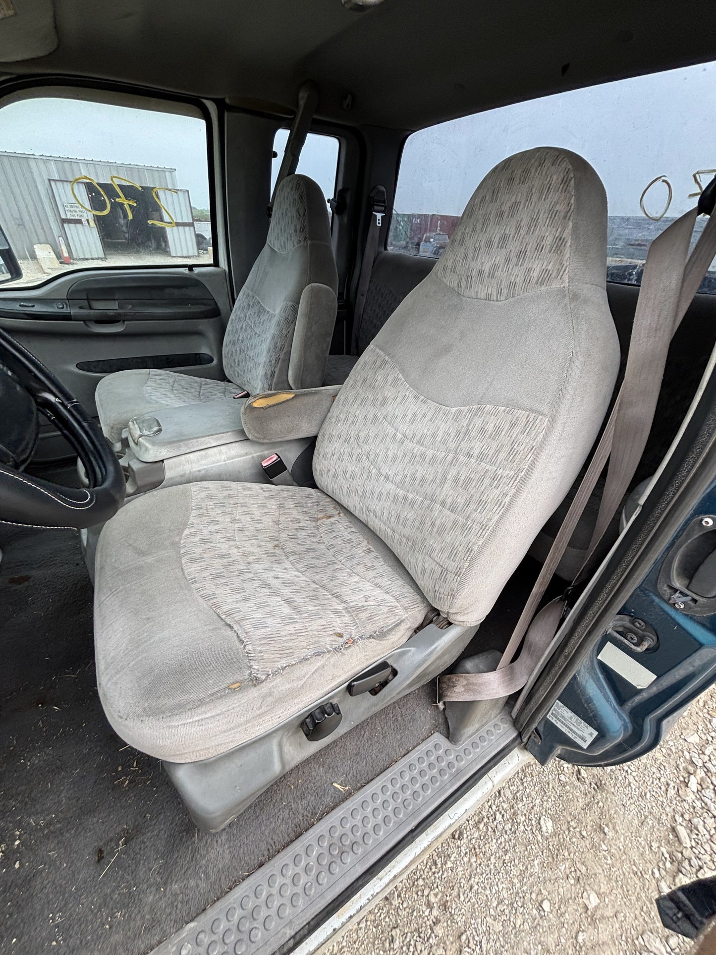 99-07 Ford F250 F350 Front LH Left Driver Door Z1 White Electric
